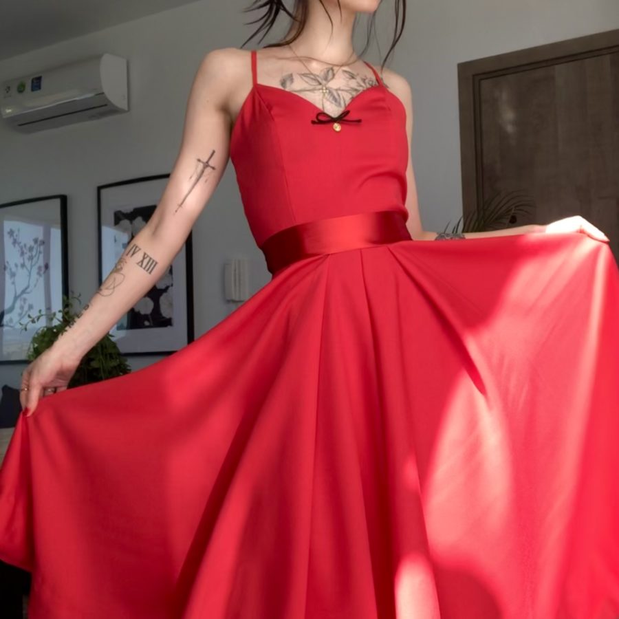 Cerise Dream Red Dress