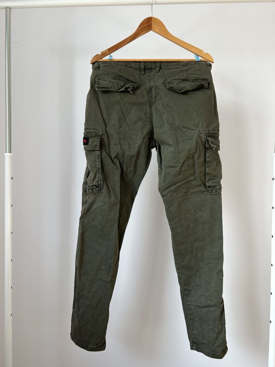 Cargo Pants Feat. Patches Green (MENS) Size S/M - Image 2
