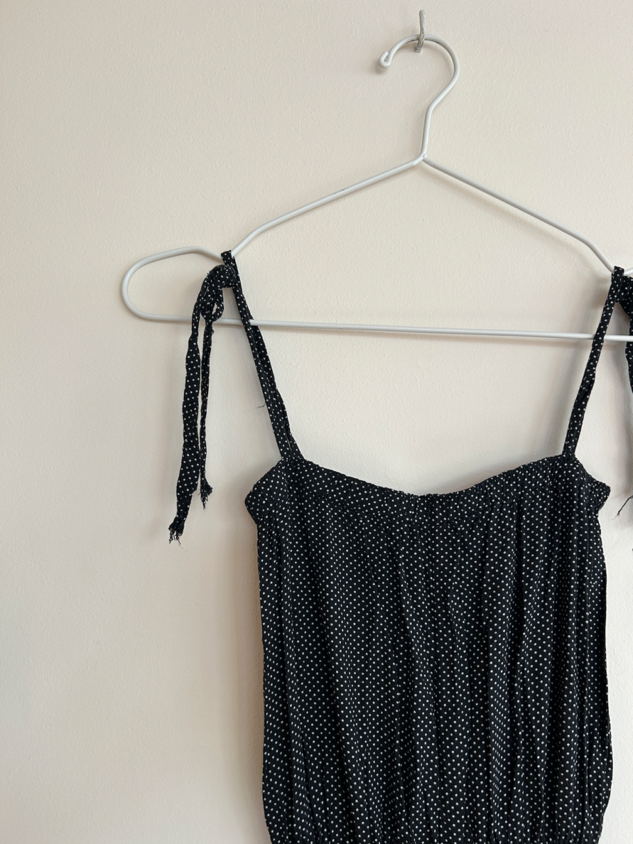 Summery Vintage Full-Length Jumpsuit Made in Greece | Small - Image 4
